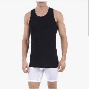 Tommy John Cool Cotton Black Tank Undershirt Pair of 2 - medium. Y